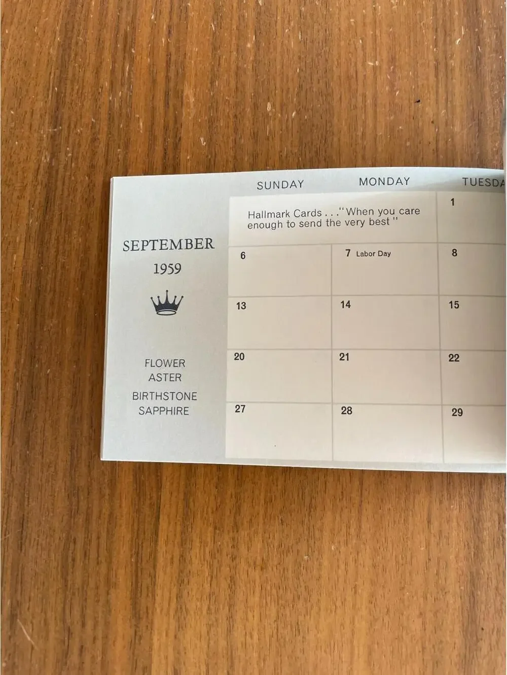 My Date Book Hallmark Vintage Hallmark Date Book 1959 Purse Calendar Unused